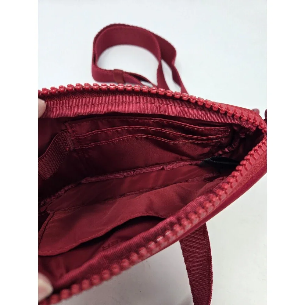NWOT DAGNE DOVER X SEPHORA MAROON WINE CROSSBODY SLING BAG MINI WOMEN OS TRAVEL